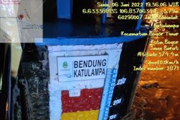 Bendung Katulampa Bogor status siaga 3 malam ini