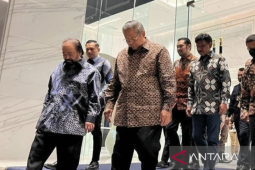 SBY dan AHY berkunjung ke Surya Paloh di Nasdem Tower