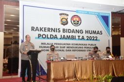 Polda Jambi gelar Rakernis Humas 2022