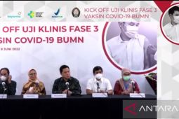 Vaksin BUMN sudah masuk fase akhir uji klinis