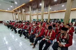 Kloter pertama JCH Kalsel masuk asrama haji malam ini