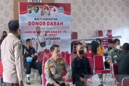 Polres Kotabaru gelar bhakti kesehatan donor darah