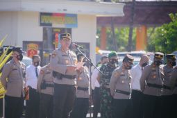 Kapolres Humbahas pimpin apel gelar Pasukan Ops Patuh Toba-2022