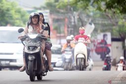 Kakorlantas polri imbau pengendara sepeda motor tak gunakan sandal jepit saat berkendara