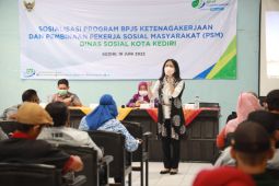 Pemkot Kediri ikut sertakan pekerja sosial sebagai peserta BPJS Ketenagakerjaan