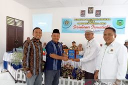 PWI Palas gelar pelatihan dan sosialisasi jurnalistik di SMK N 1 Lubuk Barumun