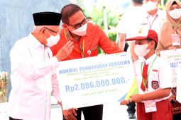 Wapres serahkan manfaat dan beasiswa BPJS Ketenagakerjaan bagi pekerja di Jambi