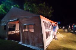 JQR kirim tenda untuk kelas darurat siswa SDN di Sukabumi