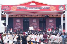 Ribuan relawan ikrar setia ikut Presiden Jokowi hingga 2024