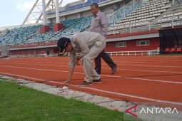 Jelang pembukaan Porprov Jatim, pengerjaan fasilitas Stadion JSG belum tuntas