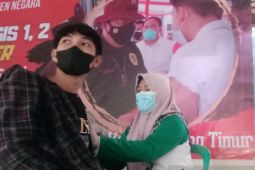 Binda Provinsi Lampung gelar vaksinasi massal COVID-19 di Labuhan Maringgai