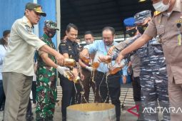 KPPBC Teluk Nibung musnahkan BMN senilai Rp3 Miliar lebih
