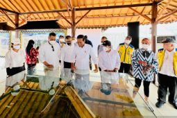 Presiden Jokowi tinjau progres Sepaku Semoi penyedia air baku ke IKN
