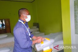 KKP Jambi sterilisasi dan fogging asrama haji