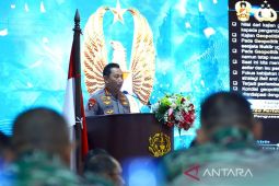 Kapolri: sinergitas TNI-Polri wujudkan Indonesia emas 2045