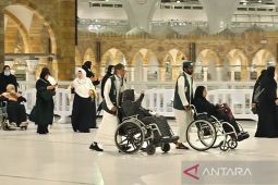 Sebanyak 68.774 jamaah calon haji sudah tiba di Arab Saudi
