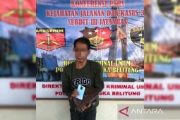 Seorang residivis narkoba kembali dibekuk Tim Jatanras Polda Babel karena curi Handphone