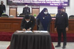 DPRD Paser sahkan Raperda pertanggujawaban APBD 2021