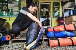 Rental perlengkapan outdoor di Banjarmasin laris orderan saat libur