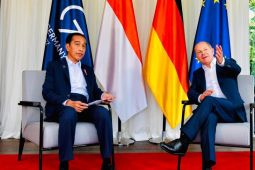 Presiden Jokowi dan Kanselir Jerman Olaf Scholz bahas penguatan kerja sama ekonomi