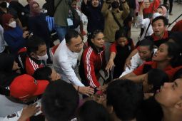 Eri Cahyadi kunjungi atlet Surabaya yang berlaga pada Porprov Jatim