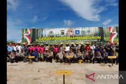 Pemkab Bangka Tengah tanam 2.500 bibit pohon di lahan kritis