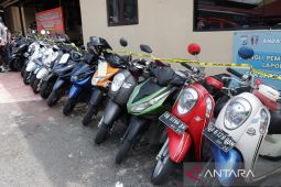 Polres Banjar tangkap komplotan curanmor, sita puluhan motor