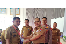 Pj Bupati Mesuji Mesuji buka pelatihan peningkatan kapasitas aparatur desa