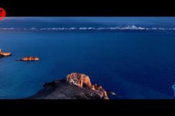 Pemandangan menakjubkan Danau Namtso di Tibet