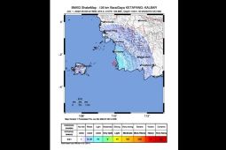 Ketapang diguncang gempa magnitudo 5.0 tidak berpotensi tsunami