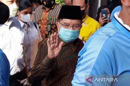 Jusuf Kalla melayat ke rumah duka Tjahjo Kumolo