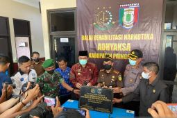 Mantap, Kejari Pringesewu Resmikan Balai Narkotika Adhyaksa
