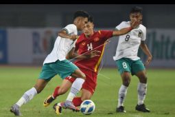 Laga AFF U-19 Indonesia vs Vietnam imbang