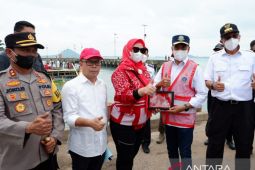 Menhub Budi Karya Sumadi tinjau Pelabuhan Sadai Bangka Selatan
