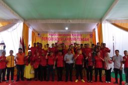 Bupati hadiri pengukuhan Depicab SOKSI Lampung Tengah