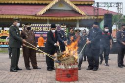 Pj.Wali Kota ikuti upacara HUT Bhayangkara secara virtual