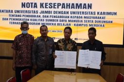 Unja terima kunjungan Rektor Universitas Karimun