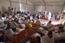 Jamaah haji Indonesia mulai tiba di Padang Arafah untuk wukuf