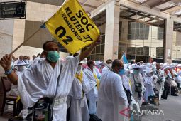 Separuh jamaah haji Indonesia sudah kembali ke pemondokan di Mekkah
