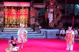 Sanggar Tugek Carangsari beri pesan kebangsaan melalui prembon di PKB