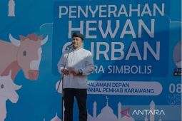 Pemkab Karawang terima 25 ekor hewan kurban dari perusahaan