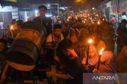 Pawai obor sambut Idul Adha 1443 H