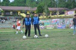 Bupati Eddy Berutu Kick Off Turnamen HPPSU Cup II