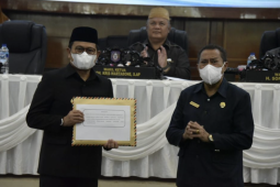 Tujuh fraksi DPRD terima dua ranperda usulan Pemprov Gorontalo