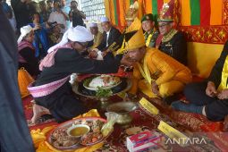 Ribuan warga meriahkan prosesi adat seumeuleueng di Aceh Jaya