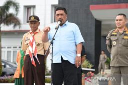Kwarcab Tapsel ikuti Jambore Sumut di bumi perkemahan Sibolangit, ini pesan Bupati