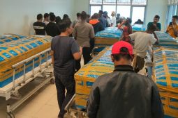 Delapan jenazah korban KKB di Nduga diterbangkan melalui Timika