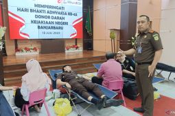Kejari Banjarbaru gelar donor darah peringati HBA