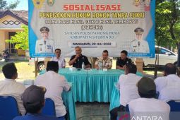 Bea dan Cukai  dan Satpol PP Situbondo sosialisasikan penegakan hukum rokok ilegal