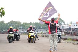 Mengulas kelebihan Yamaha All New Aerox 155 Connected di Lintasan Sirkuit